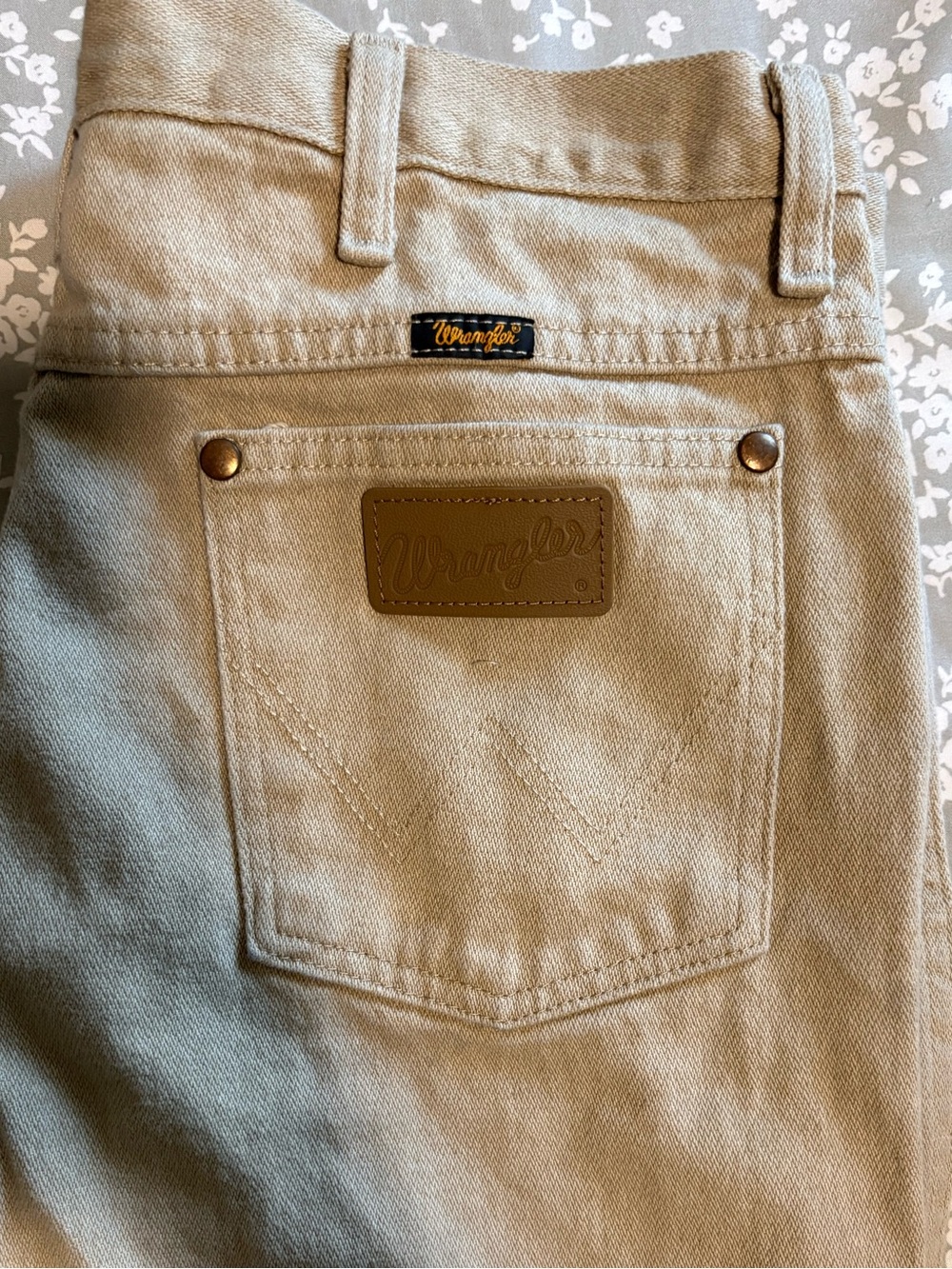 Wrangler 936TAN Cowboy Cut Slim Fit Jeans Khaki Tan 34x32